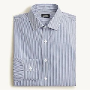 J. Crew Men’s Ludlow Dress Shirt 15/34 Classic | Blue and White Stripe